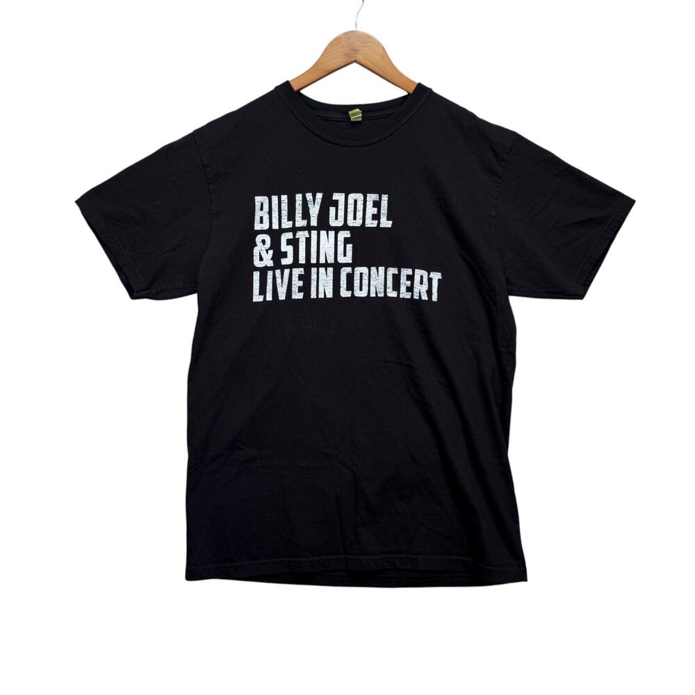 Billy Joel & Sting Men's Concert T-Shirt Piano Indianapolis Lucus Oil Stadium L